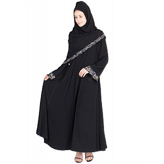 Umbrella Abaya with side button